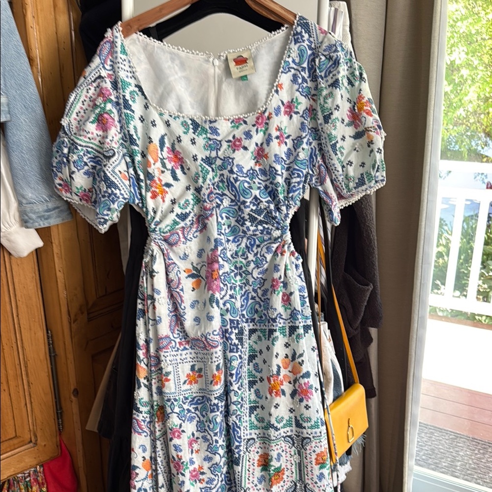 Farm Rio Floral Patchwork Dress xl